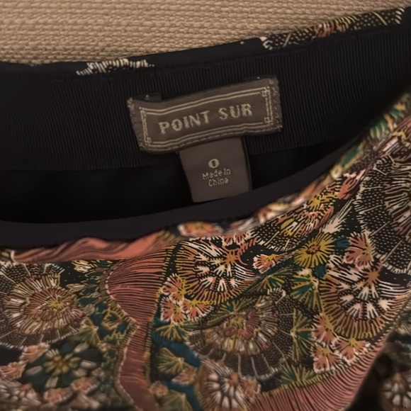 Point Sur for J. Crew Tiered Scalloped Hem Skirt in Paisley Satin Crepe - Picture 4 of 5